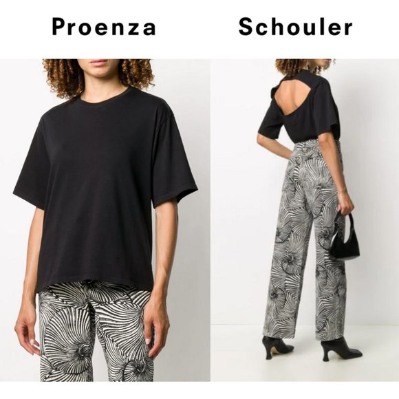 Proenza Schouler Tops - Proenza Schouler White Label Open Back Short Sleeve Tee